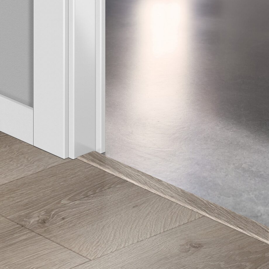 Incizo 5in1 üleminekuliist Quick-Step Desert Oak Brushed Grey laminaadile, 13x48x2150 mm