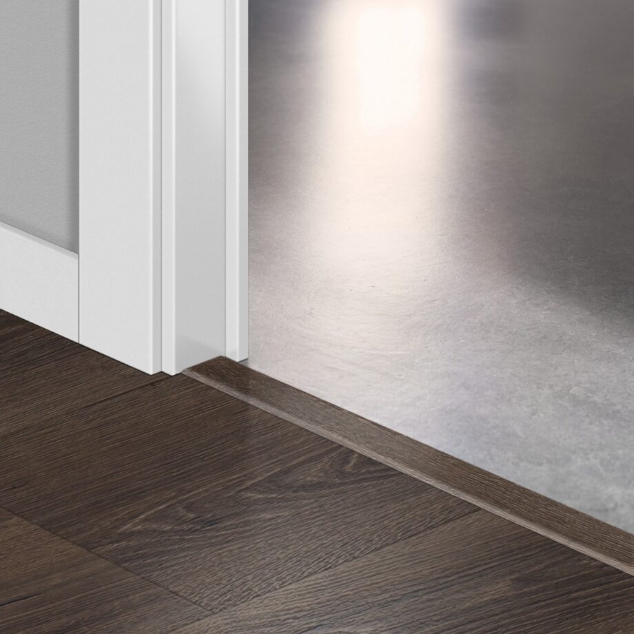 Incizo 5in1 üleminekuliist Quick-Step Desert Oak Brushed Dark Brown laminaadile, 13x48x2150 mm