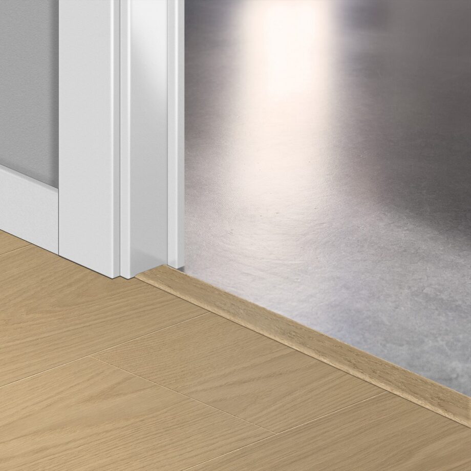 Incizo 5in1 üleminekuliist Quick-Step Beige Varnished Oak laminaadile, 13x48x2150 mm