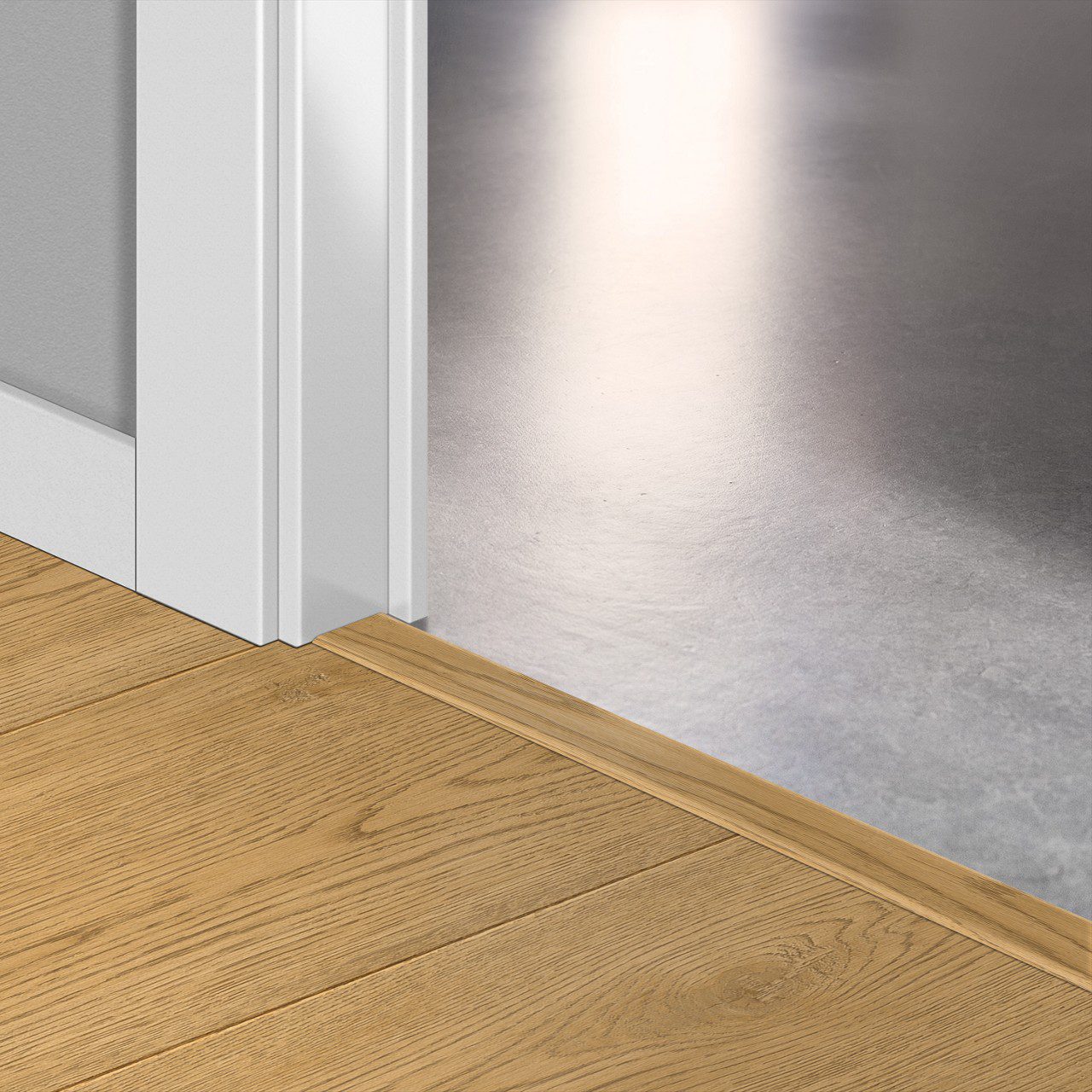 Incizo 5in1 üleminekuliist Quick-Step Brushed Oak Warm Natural laminaadile, 13x48x2150 mm