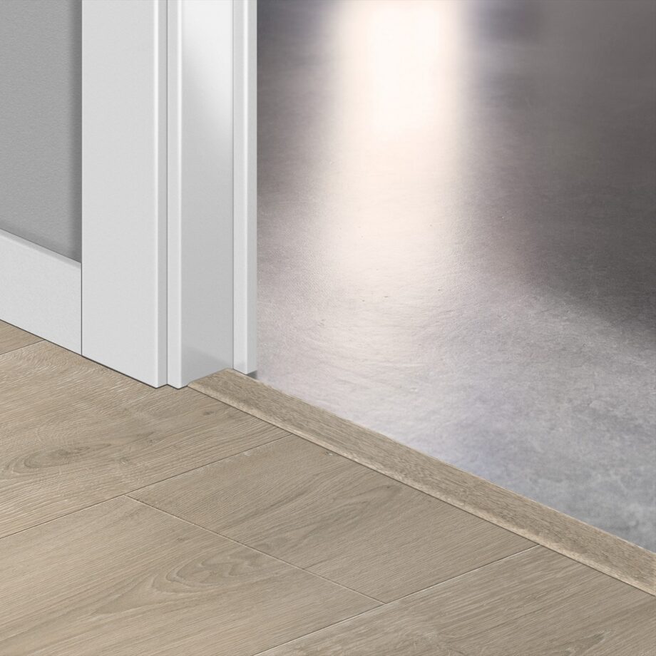 Incizo 5in1 üleminekuliist Quick-Step Brushed Oak Beige laminaadile, 13x48x2150 mm