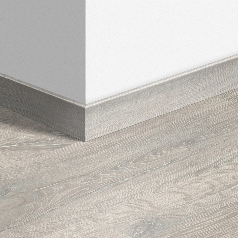 Põrandaliist tamm Quick-Step Reclaimed White Patina Oak laminaadile, MDF, 12x58x2400 mm