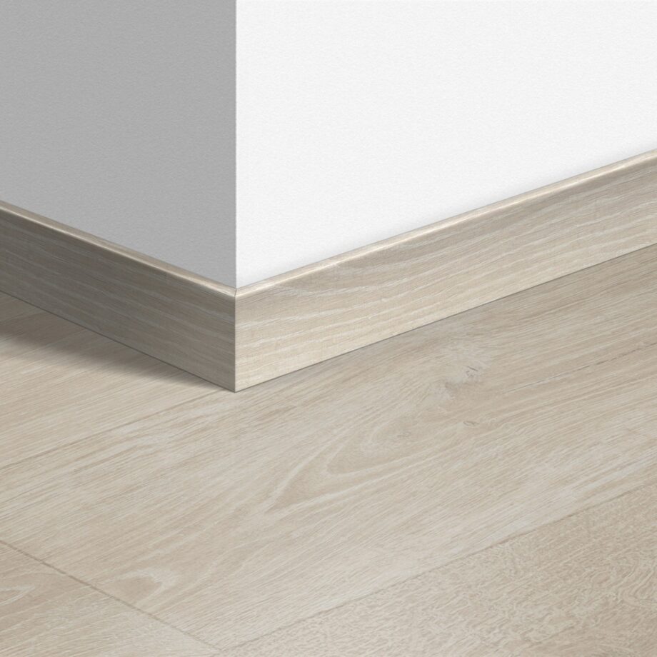 Põrandaliist tamm Quick-Step Woodland Oak Light Grey laminaadile, MDF, 12x58x2400 mm