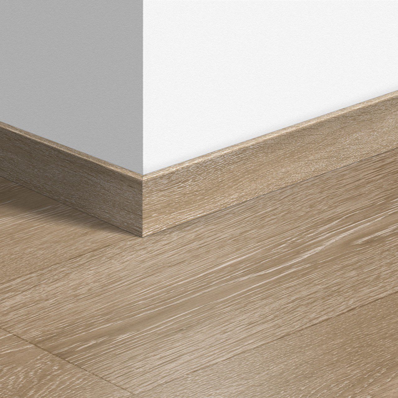 Põrandaliist tamm Quick-Step Valley Oak Light Brown laminaadile, MDF, 12x58x2400 mm