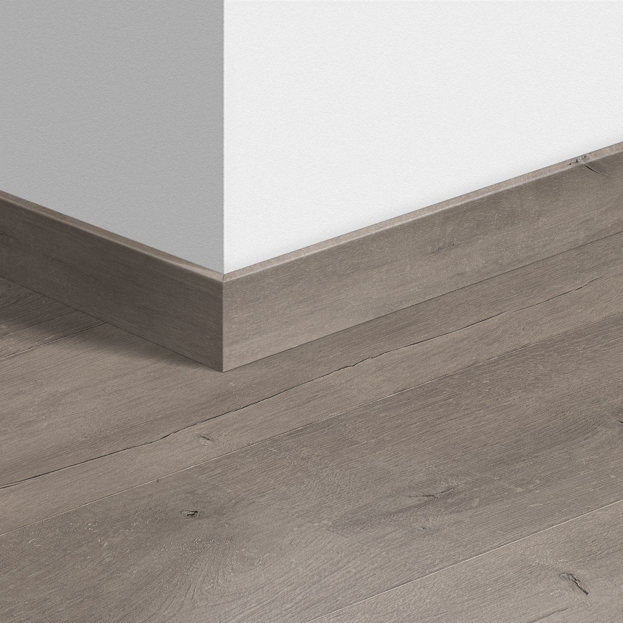 Põrandaliist tamm Quick-Step Patina Oak Grey laminaadile, MDF, 12x58x2400 mm