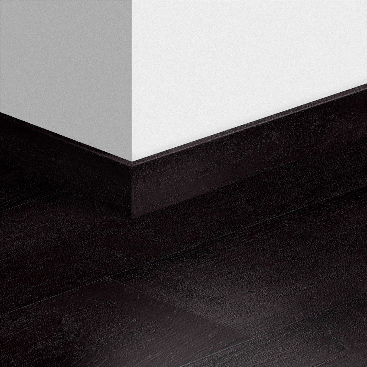 Põrandaliist tamm Quick-Step Painted Oak Black laminaadile, MDF, 12x58x2400 mm