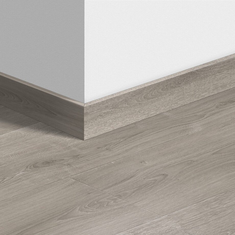 Põrandaliist tamm Quick-Step Brushed Oak Grey laminaadile, MDF, 12x58x2400 mm