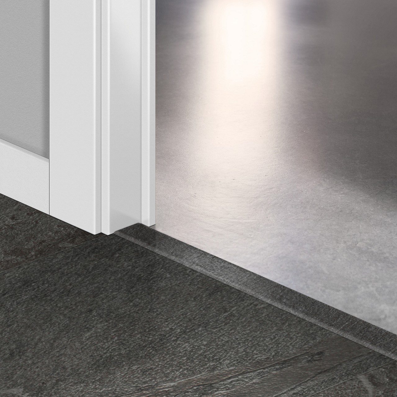 Incizo 5in1 üleminekuliist Quick-Step Black Slate LVT vinüülparketile (Alpha), 8x45x2000 mm