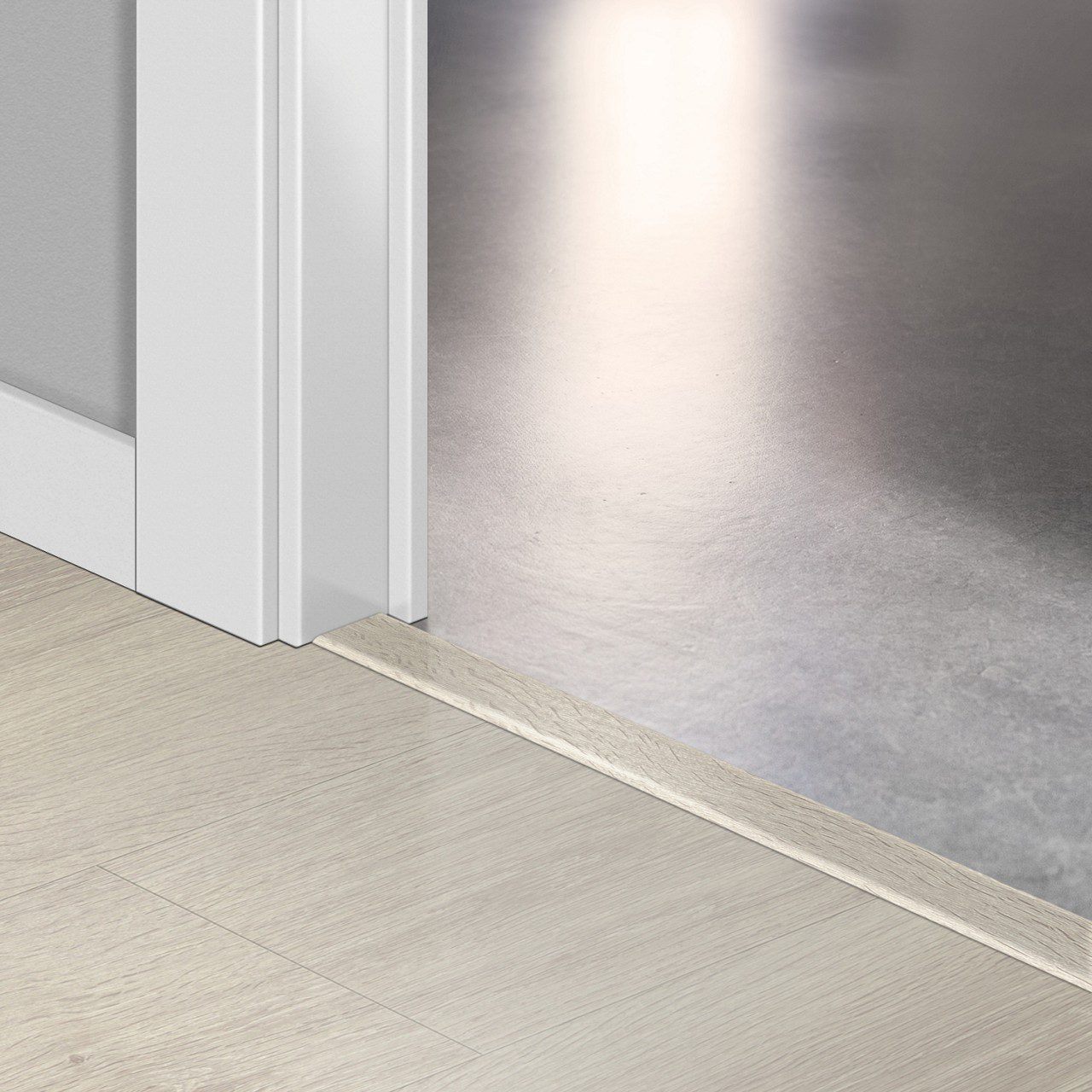 Incizo 5in1 üleminekuliist Quick-Step Sea Breeze Oak Light LVT vinüülparketile (Alpha), 8x45x2000 mm