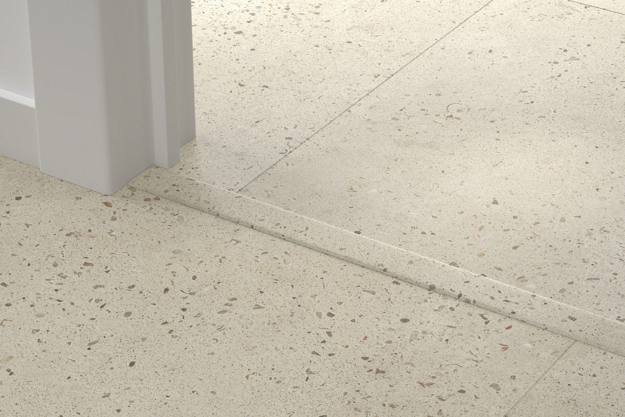 Incizo 5in1 üleminekuliist Quick-Step Oyster Concrete LVT vinüülparketile (Alpha), 8x45x2000 mm