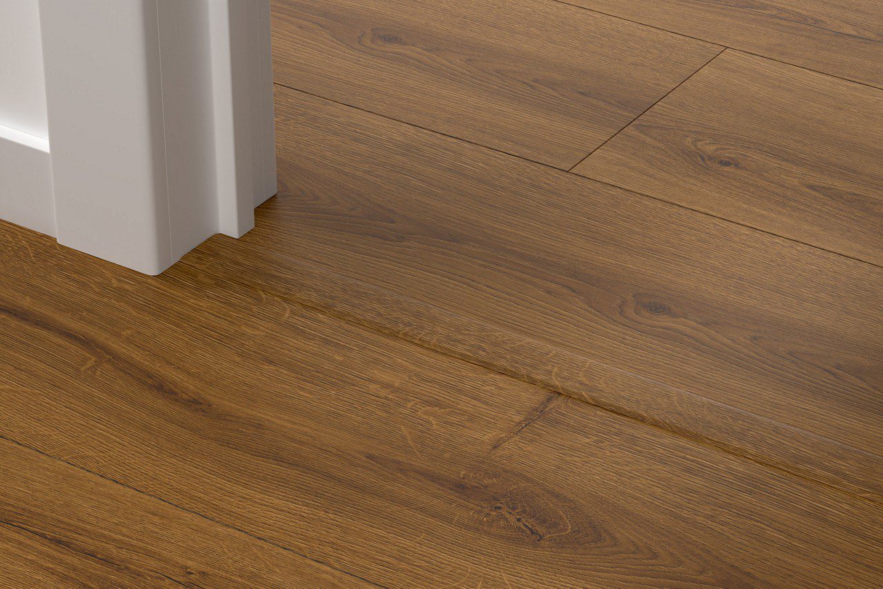 Incizo 5in1 üleminekuliist Quick-Step Botanic Caramel Oak LVT vinüülparketile (Alpha), 8x45x2000 mm