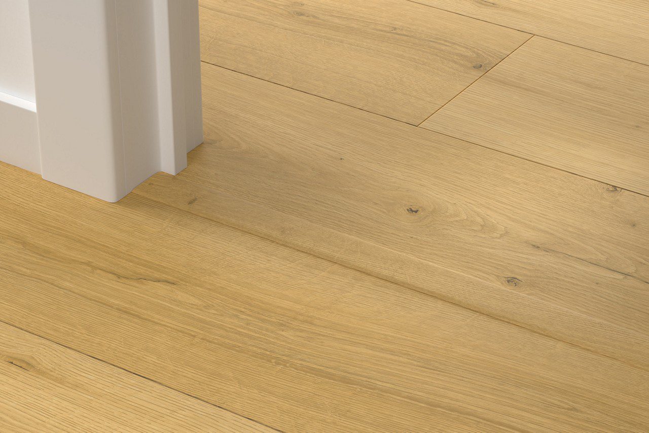 Incizo 5in1 üleminekuliist Quick-Step Brushed Oak Honey LVT vinüülparketile (Alpha), 8x45x2000 mm