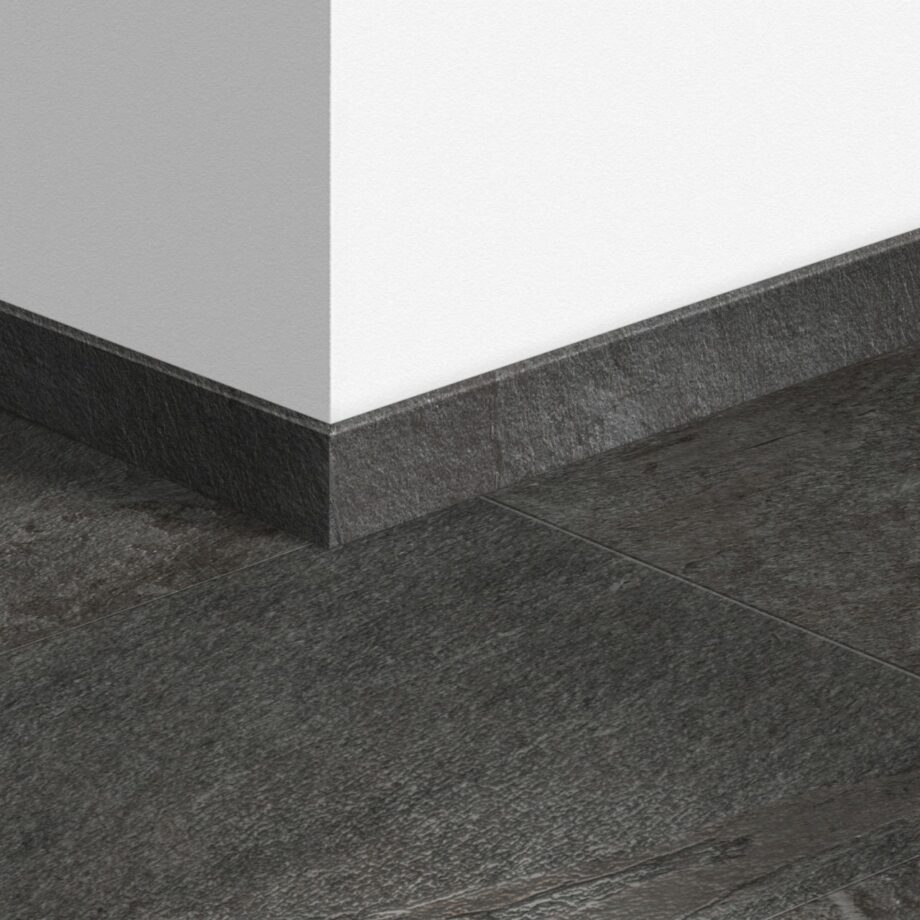Põrandaliist Quick-Step Black Slate LVT vinüülparketile, veekindel, 12x58x2400 mm