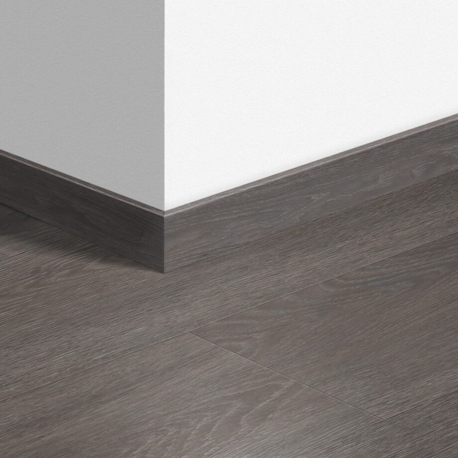 Põrandaliist tamm Quick-Step Silk Oak Dark Grey LVT vinüülparketile, veekindel, 12x58x2400 mm
