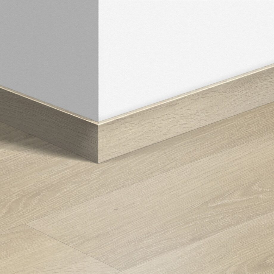 Põrandaliist tamm Quick-Step Sea Breeze Oak Beige LVT vinüülparketile, veekindel, 12x58x2400 mm