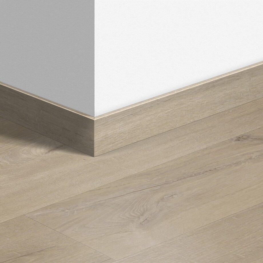 Põrandaliist tamm Quick-Step Cotton Oak Beige LVT vinüülparketile, veekindel, 12x58x2400 mm