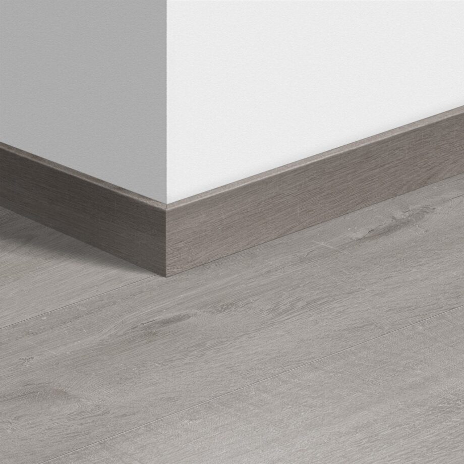 Põrandaliist tamm Quick-Step Cotton Oak Cold Grey LVT vinüülparketile, veekindel, 12x58x2400 mm