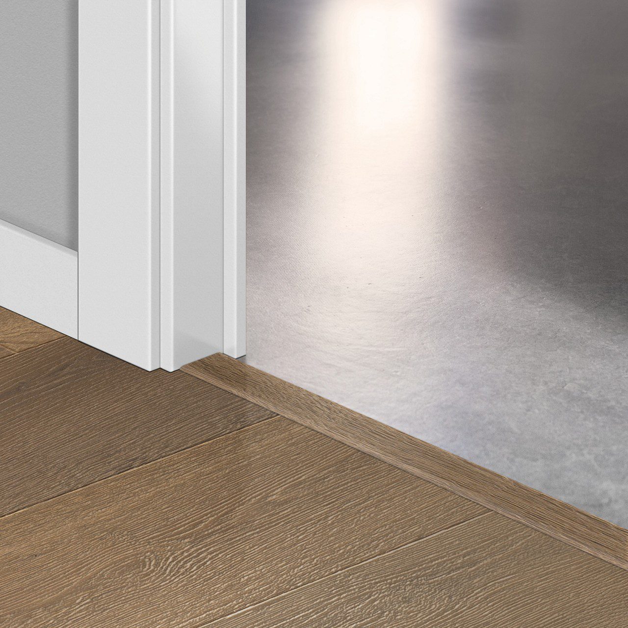 Incizo 5in1 üleminekuliist Quick-Step Latte Oak Oiled parketile, puitspoon, 17x54x2150 mm