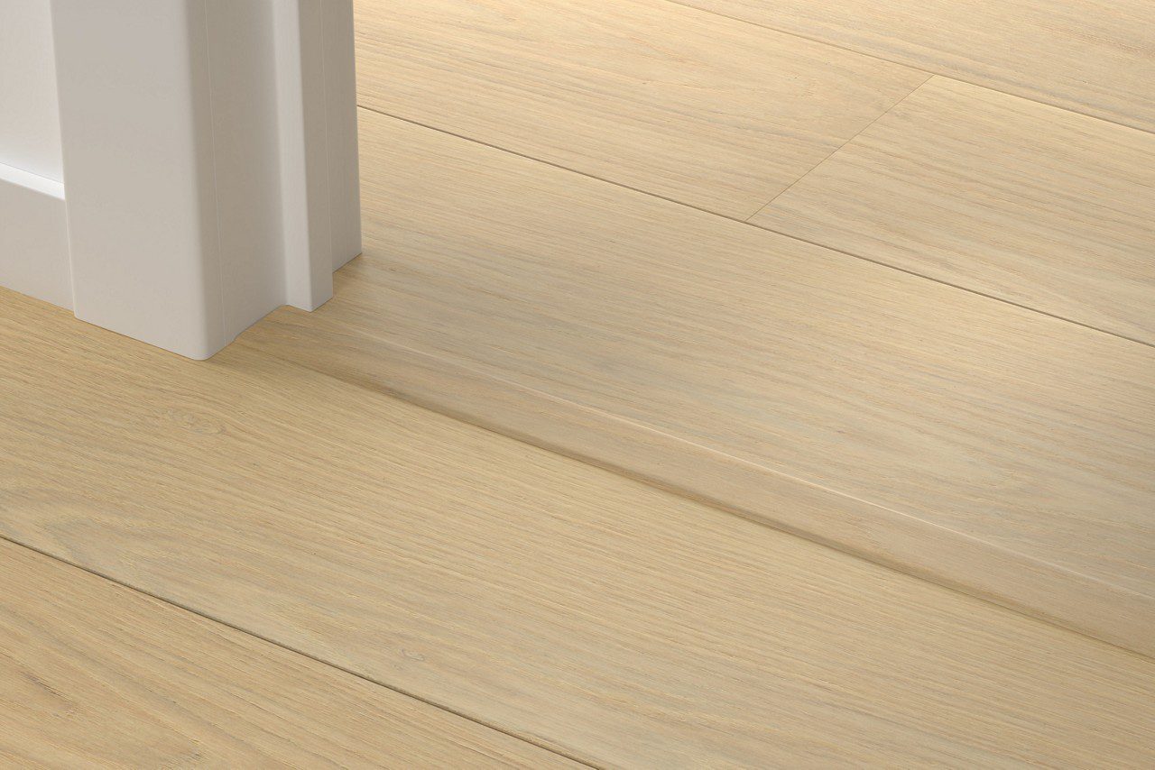 Incizo 5in1 üleminekuliist Quick-Step Lily White Oak Extra Matt parketile, puitspoon, 17x54x2150 mm