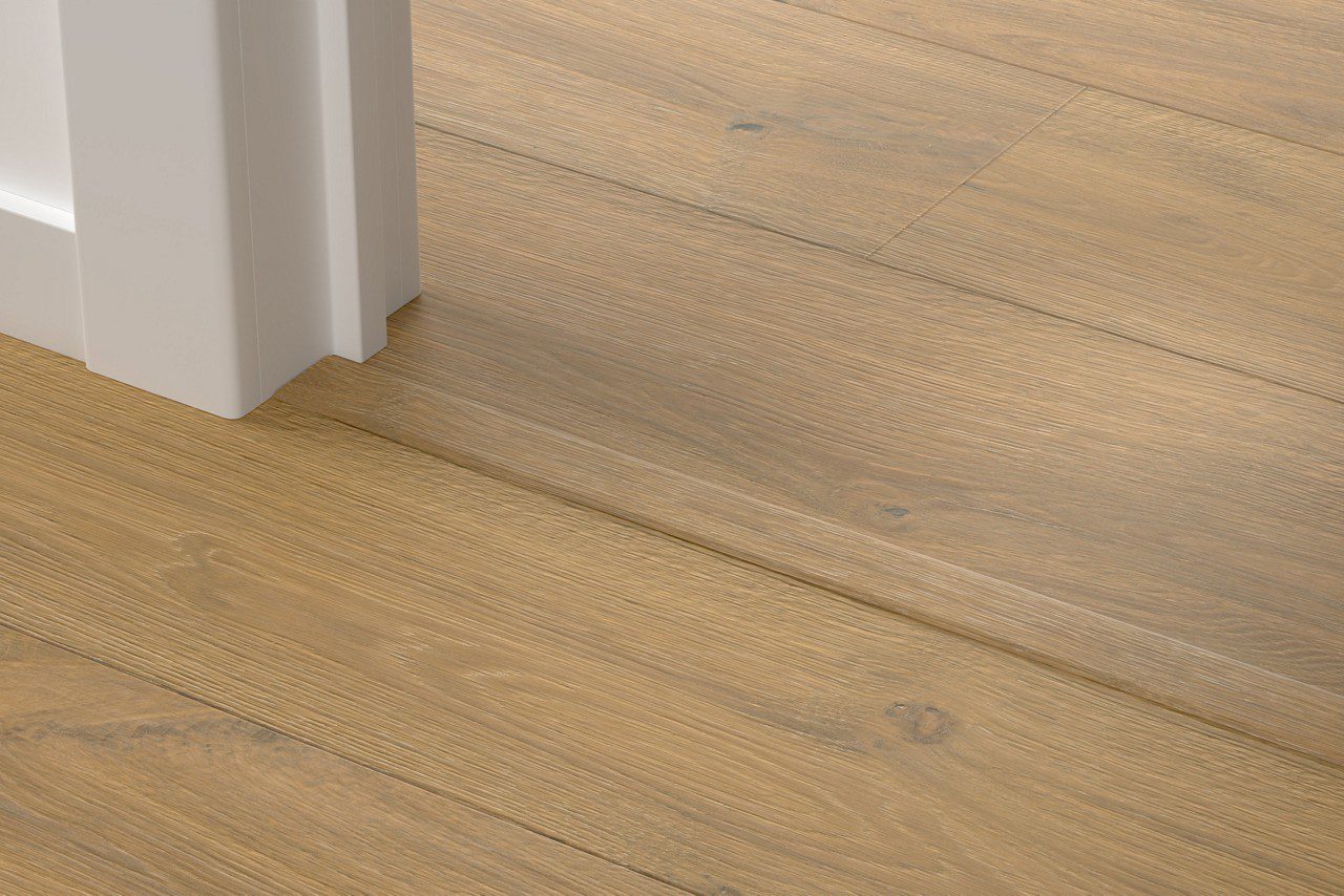 Incizo 5in1 üleminekuliist Quick-Step Mustard Oak Extra Matt parketile, puitspoon, 17x54x2150 mm