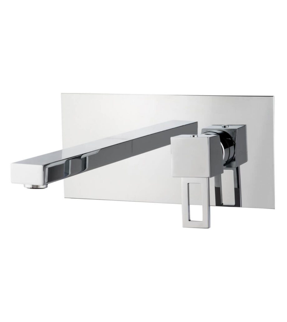 Seinasisene valamusegisti Emmevi Gea 26055, ühtse plaadiga, kroom, auguga käepide Seinasisene valamusegisti Emmevi Gea 26055, ühtse plaadiga, kroom, auguga käepide