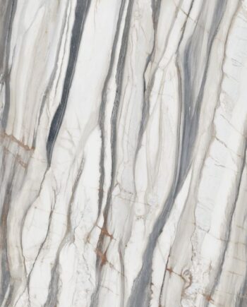 Suur keraamiline plaat marmorimustriga ABK Sensi 900 Oyster White, 120x280 cm, 6 mm, satiinjas (soft)