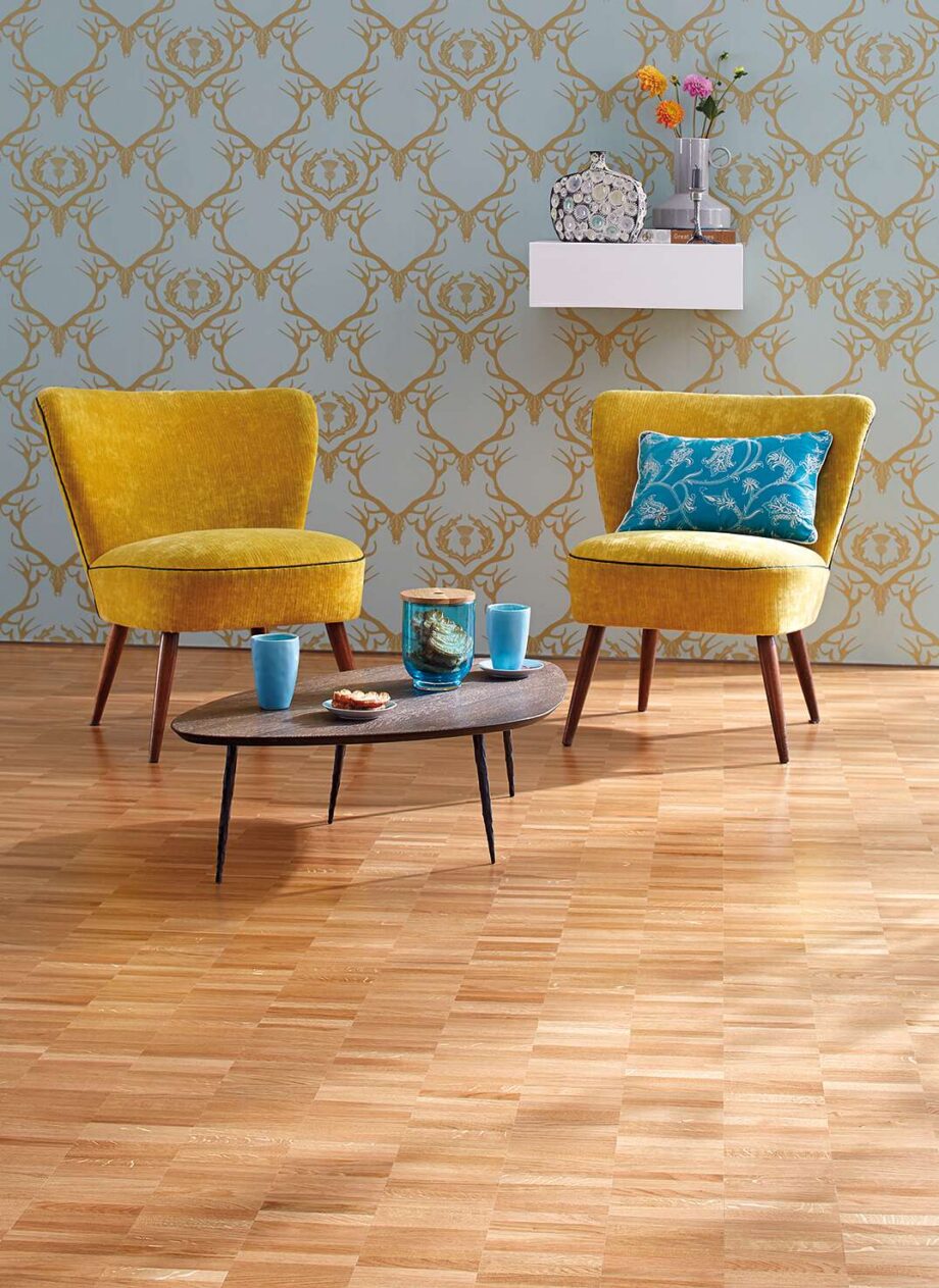 Täispuidust parkett Bauwerk Prepark Comfort tamm natuur 14 lakitud paralleelmuster 10 mm – interjöör 2
