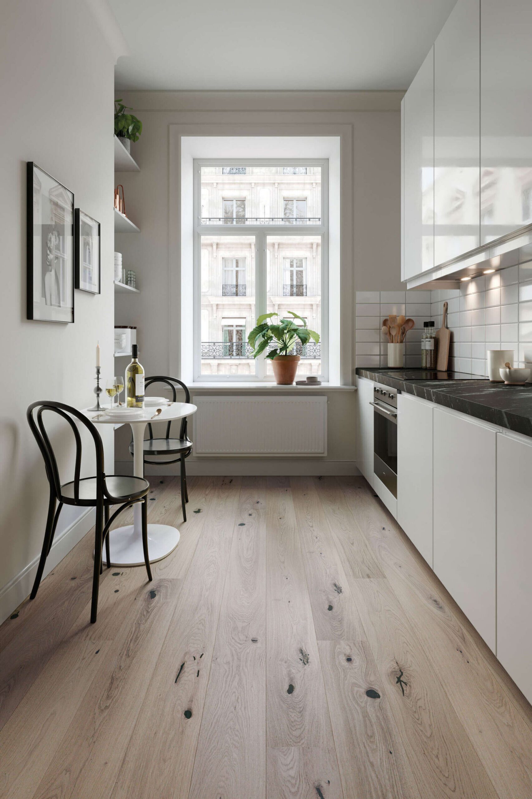 Tammeparkett Esta Rustic Sandstone ekstra matt lakk – lähivaade