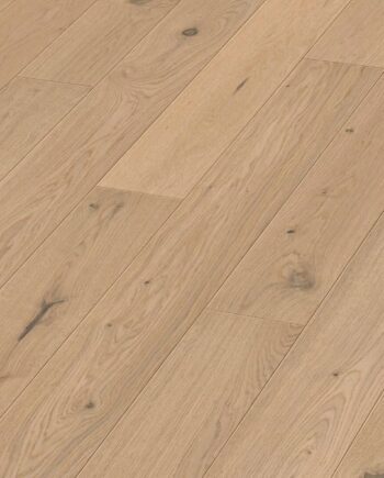 Tammeparkett Meister, Longlife PS 300, Authentic cream oak 09020, 1-lip lühilaud, 1187 x 142 mm, harjatud, ultramatt lakk