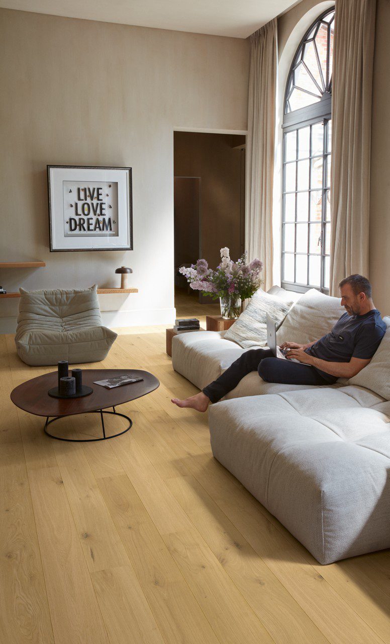 Tammeparkett Quick-Step Amato Pure Oak eriti matt lakk, veekindel 145mm