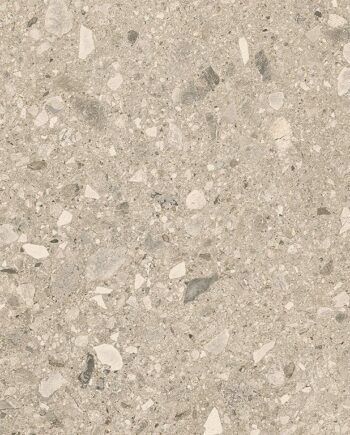 Terrazzo mustriga keraamiline terrassiplaat Terrazzo Stone Mocca, 59,3x59,3 cm, 20 mm, matt, libisemiskindel R11