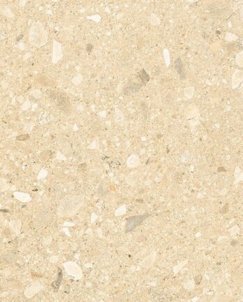 Terrazzo mustriga keraamiline terrassiplaat Terrazzo Stone Warm Beige, 59,3x59,3 cm, 20 mm, matt, libisemiskindel R11