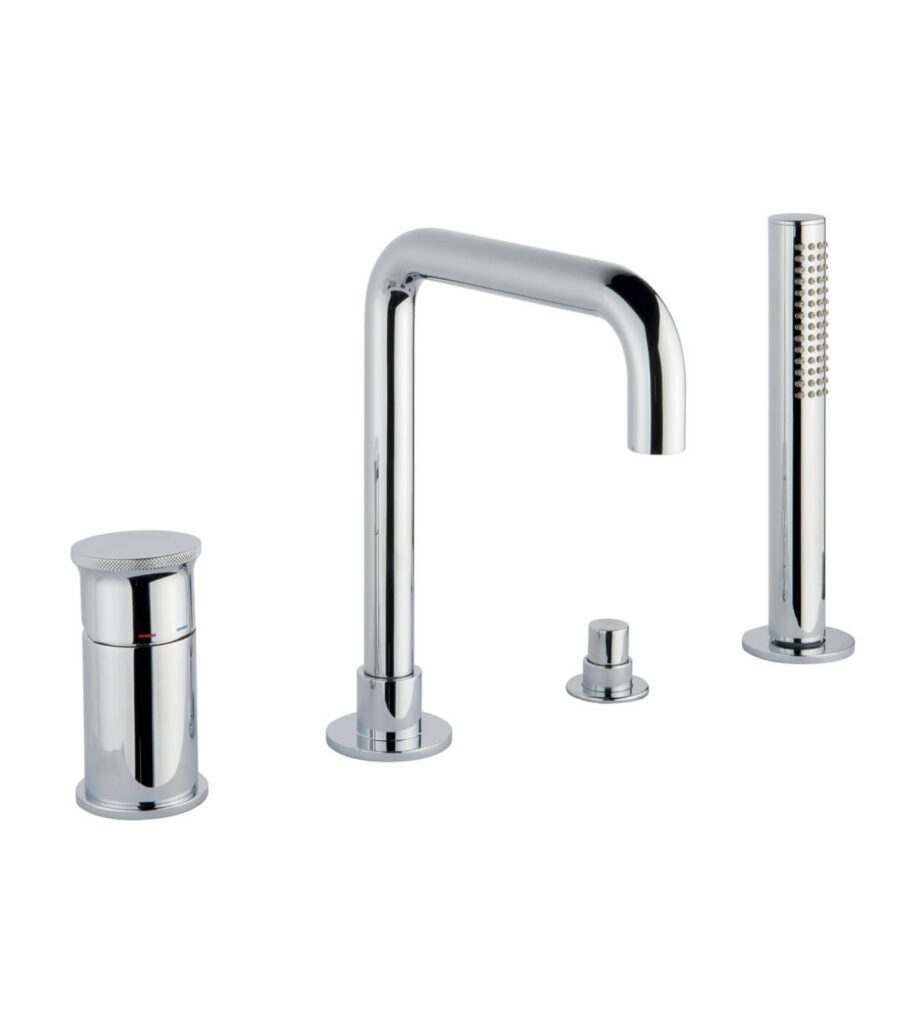 Vanniservale paigaldatav vannisegisti Emmevi Filobrass 85120, 4 ava – vaade 4 Vanniservale paigaldatav vannisegisti Emmevi Filobrass 85120, 4 ava – vaade 4
