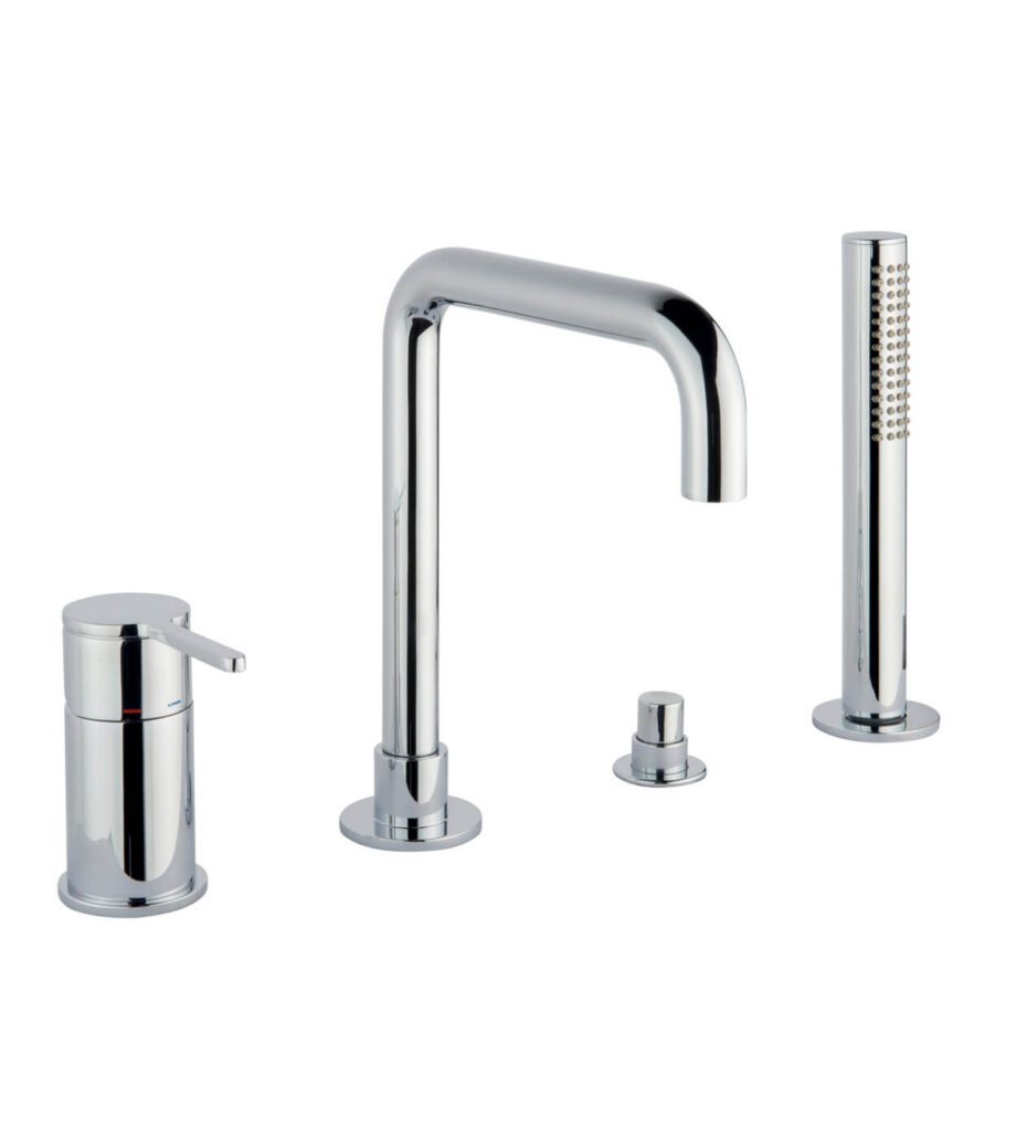 Vanniservale paigaldatav vannisegisti Emmevi Filobrass 85120, 4 ava Vanniservale paigaldatav vannisegisti Emmevi Filobrass 85120, 4 ava