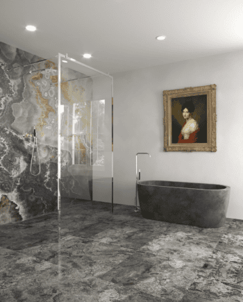 Walk-in dušisein Hietakari Vetro 557, kroomitud furnituur, läbipaistev klaas