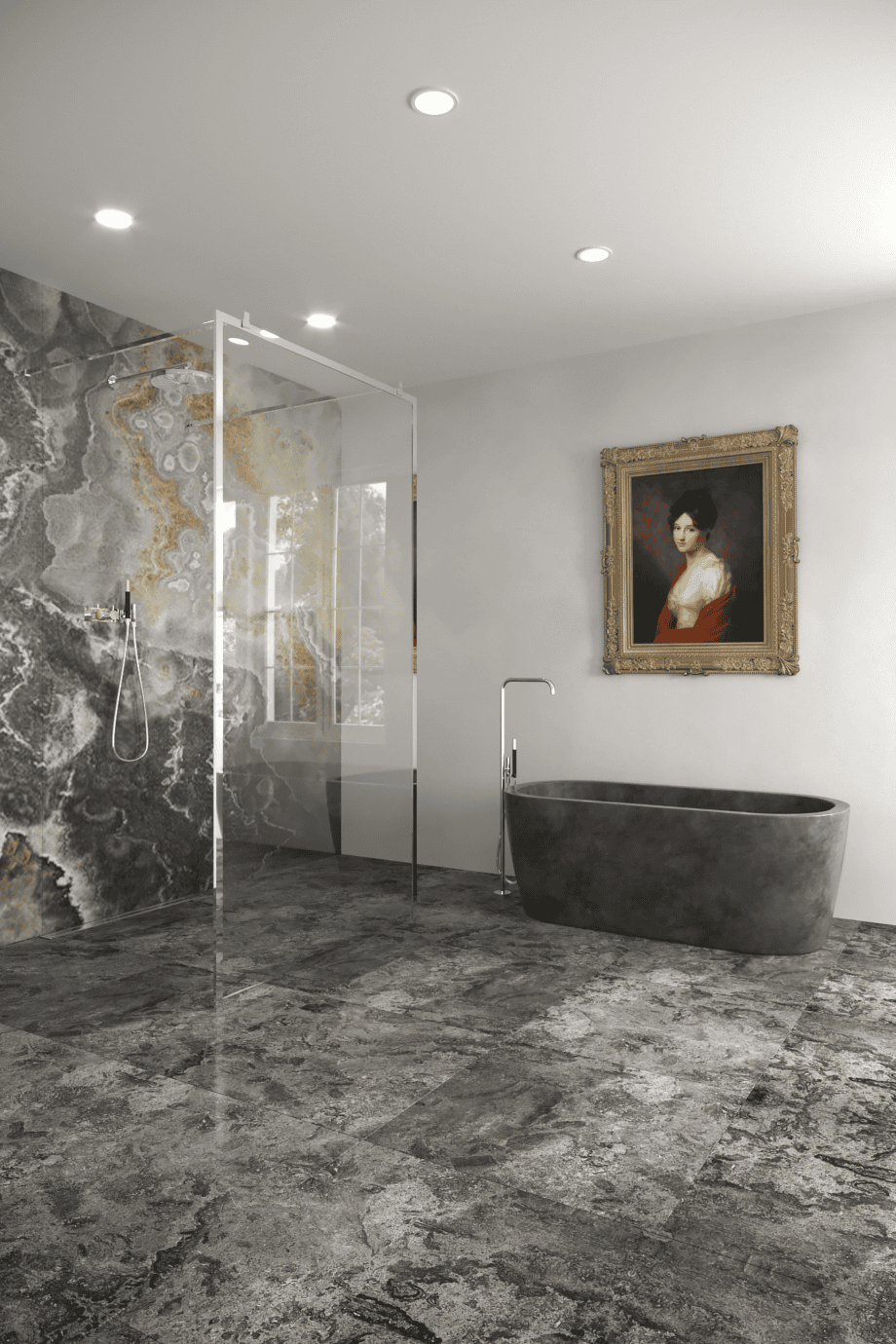 Walk-in dušisein Hietakari Vetro 557, kroomitud furnituur, läbipaistev klaas Walk-in dušisein Hietakari Vetro 557, kroomitud furnituur, läbipaistev klaas