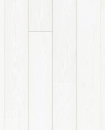 Laminaatparkett Quick Step Impressive White Planks disain ja toon
