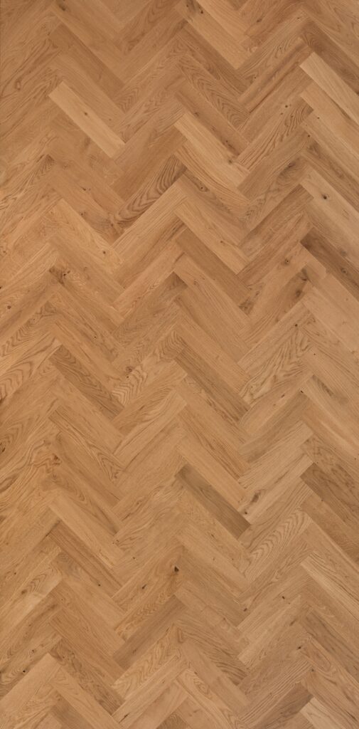 Strip Parquet / Herringbone Parquet Oak Rustic Unfinished