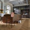 Kalasabaparkett Tamm Meister Lindura Classic Greige Oak, harjatud, ultra matt lakk – vaade 3