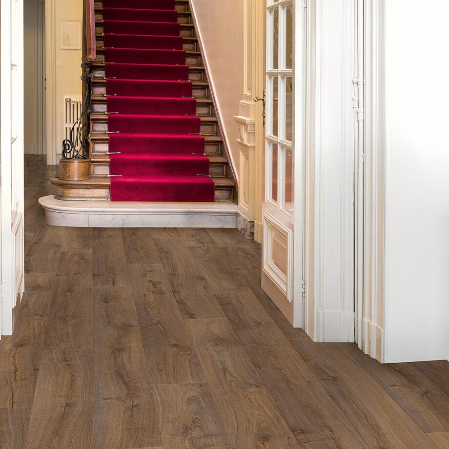 Laminaatparkett Quick-Step LARGO CAMBRIDGE OAK DARK (tume tamm) 1-lip – vaade 2