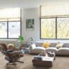 LVT Vinüülparkett QUICK STEP, Balance Click Plus, Canyon tamm tumepruun, saejäljed, faasitud – vaade 3