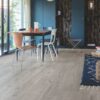 LVT Vinüülparkett QUICK STEP, Pulse Glue Plus, Cotton Oak Cozy Grey, tamm, faasitud – vaade 3