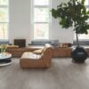 LVT Vinüülparkett QUICK STEP, Pulse Glue Plus, Cotton Oak Cozy Grey, tamm, faasitud – vaade 4