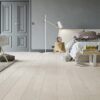 Parkett Tamm, Grande Cappuccino, 1-lip, faasitud, harjatud, peits ja matt lakk – vaade 3