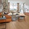 Parkett Tamm Meister Lindura Natural light oak, harjatud, 1-lipiline, matt lakk – vaade 3
