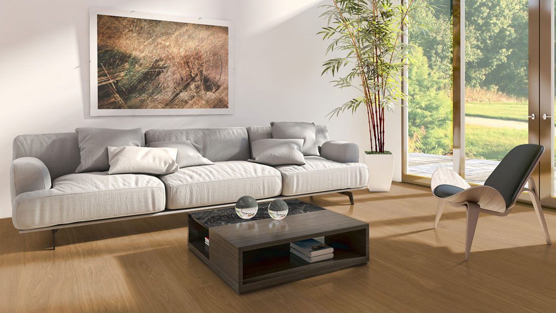 Parkett Tamm Meister Oak harmonious, harjatud, 1-lipiline, matt lakk – vaade 3