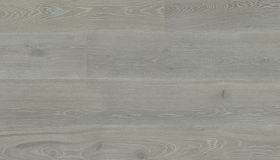 Parkett Tamm, Oak BC Dusky Grey White Pores, 1-lip, harjatud, faasitud, ekstra matt lakk 5%