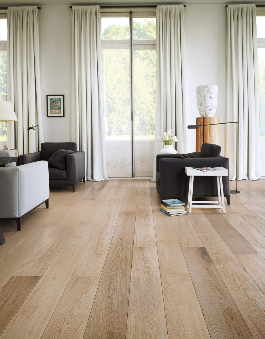 Parkett Tamm, Senses Harmony, 1-lip, faasitud, harjatud, peits ja naturaalõli – vaade 3
