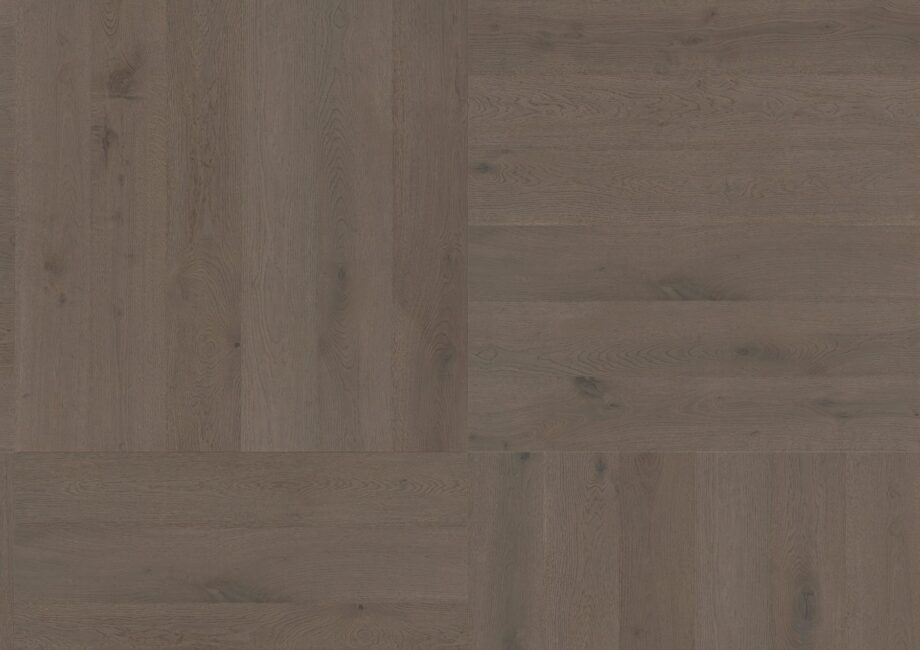 Parkett Tamm, ter Hürne, Oak basalt brown, harjatud, faasitud, eriti matt lakk