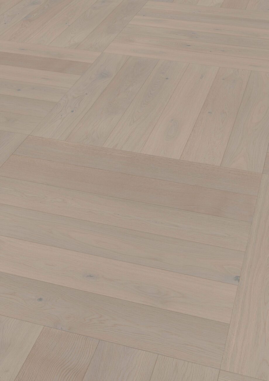 Parkett Tamm, ter Hürne, Oak light grey, harjatud, faasitud, eriti matt lakk – vaade 2